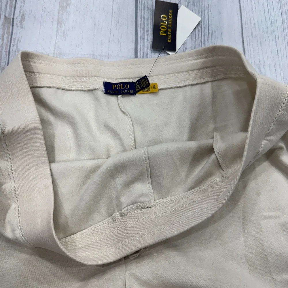 NWT POLO Ralph Lauren 3XLT Tall‎ Sweat Shorts Big Pony Beige Men $110